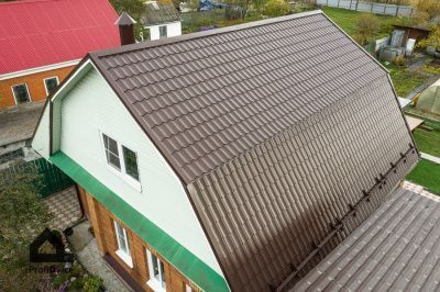 Металлочерепица Grand Line Classic Satin Matt Шоколад RAL 8017